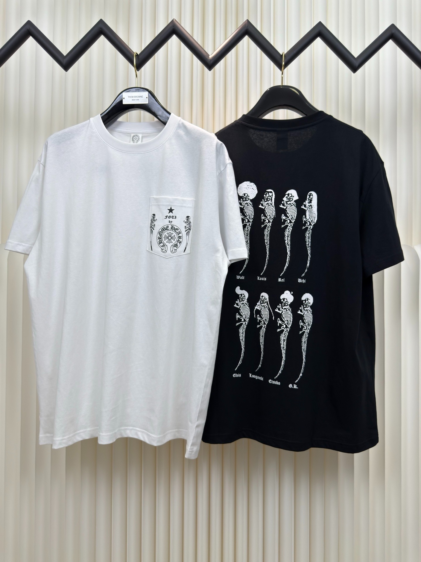 クロムハーツ「Chrome Hearts」 ハンドプリントTシャツ