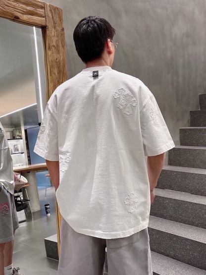 クロムハーツ「Chrome Hearts」3DパッチワークTシャツコレクション ユニセックスTシャツ