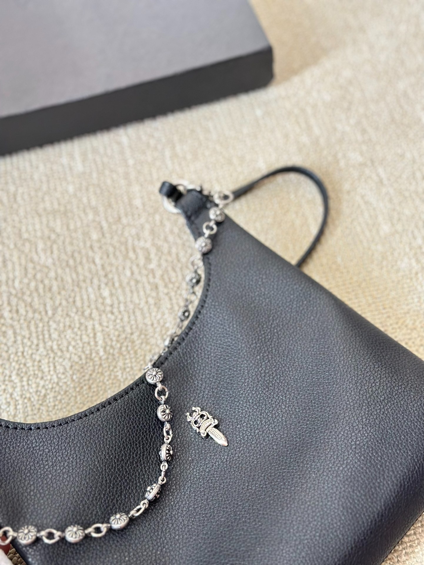 クロムハーツ「Chrome Hearts」ソフトレザー アンダーアームバッグ