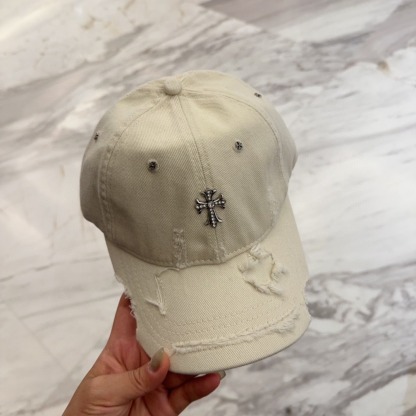 クロムハーツ「Chrome Hearts」ヴィンテージ ディストレス キャップ