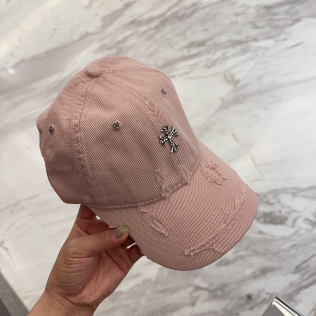 クロムハーツ「Chrome Hearts」ヴィンテージ ディストレス キャップ