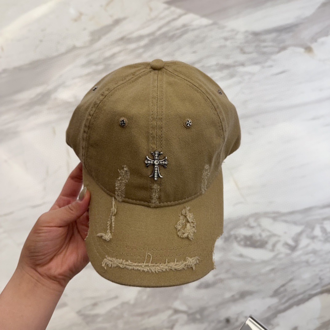 クロムハーツ「Chrome Hearts」ヴィンテージ ディストレス キャップ