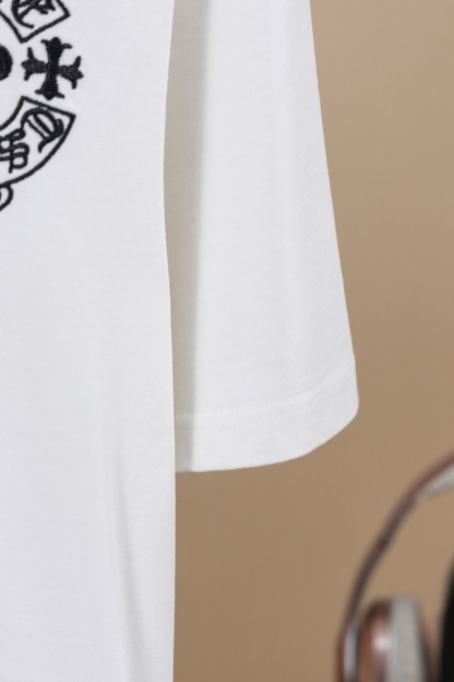 クロムハーツ「Chrome Hearts」サンスクリットホースシュー パッチワークTシャツ