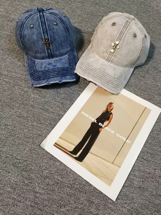 クロムハーツ「Chrome Hearts」ストリート ディストレス スナップバック