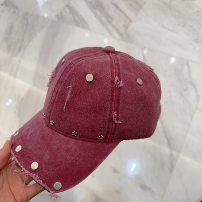 クロムハーツ「Chrome Hearts」ディストレスド スナップバック キャップ