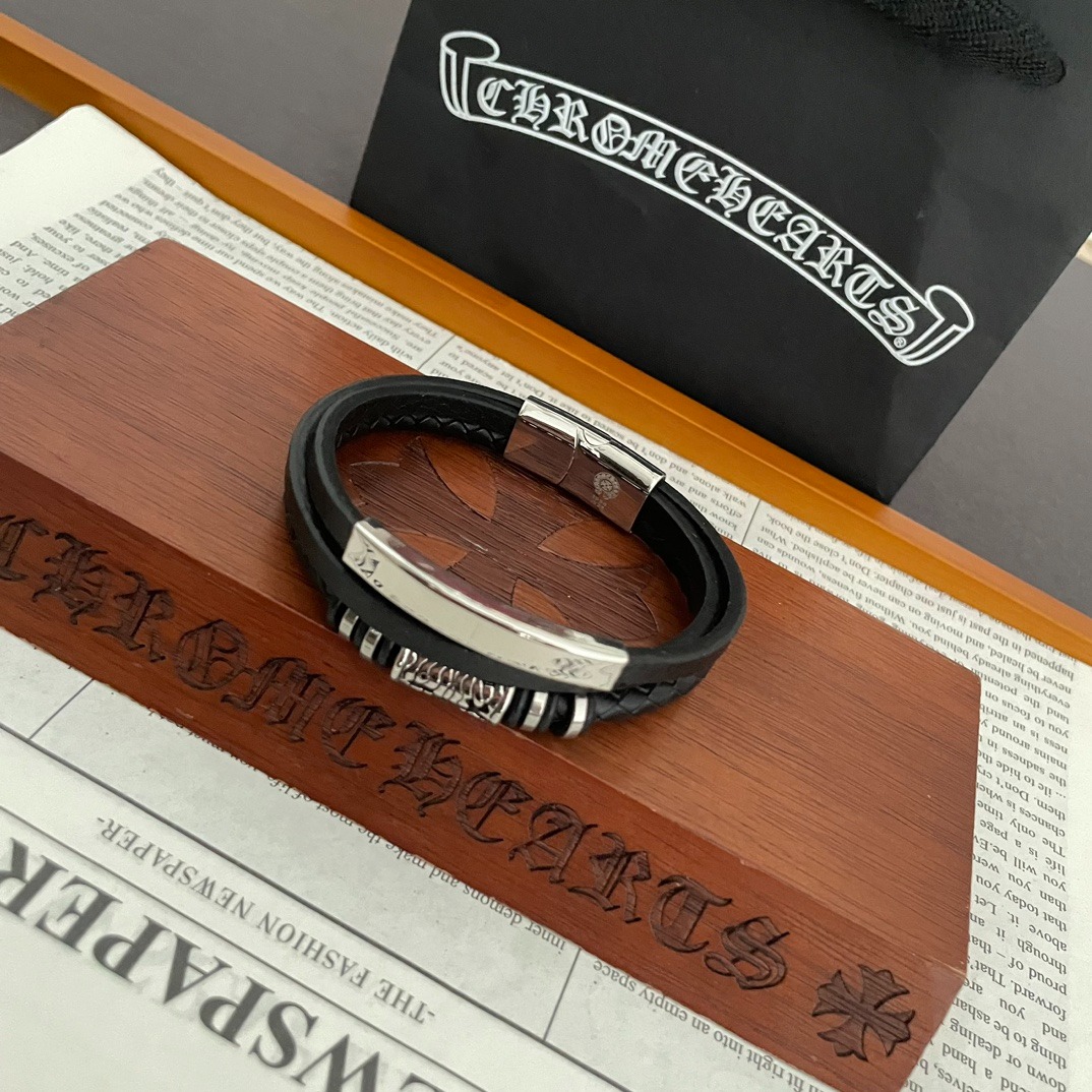 クロムハーツ「Chrome Hearts」ビンテージダブルリング ブレスレット