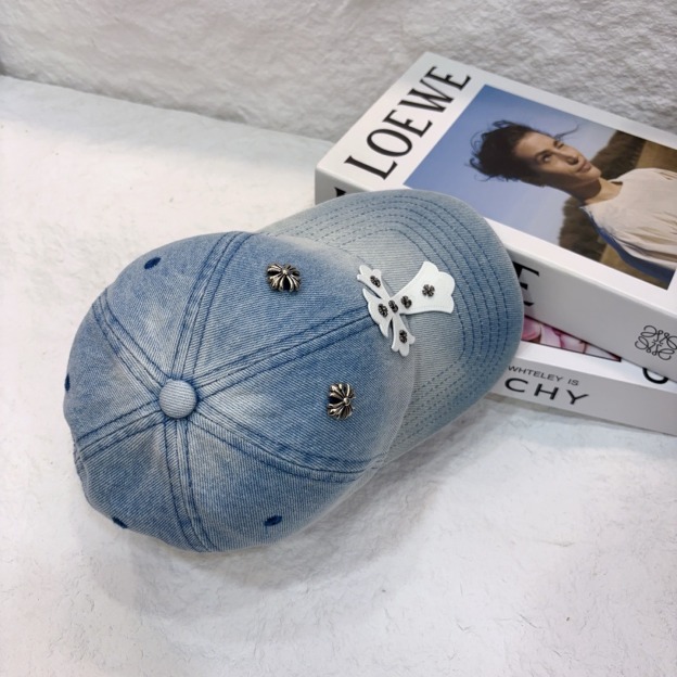 クロムハーツ「Chrome Hearts」デニム ベースボールキャップ