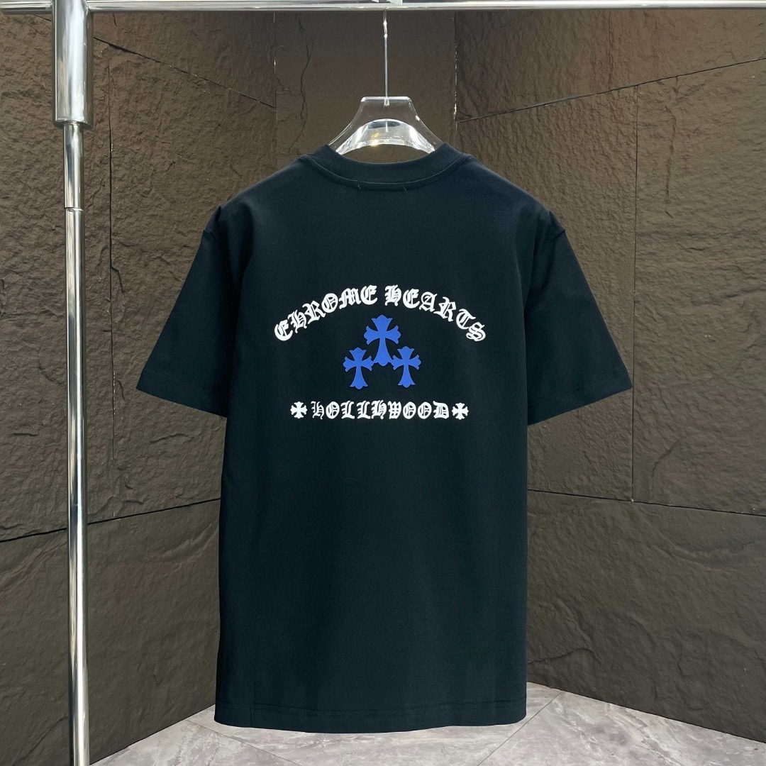 クロムハーツ「Chrome Hearts」クロスチャーム 3DプリントTシャツ
