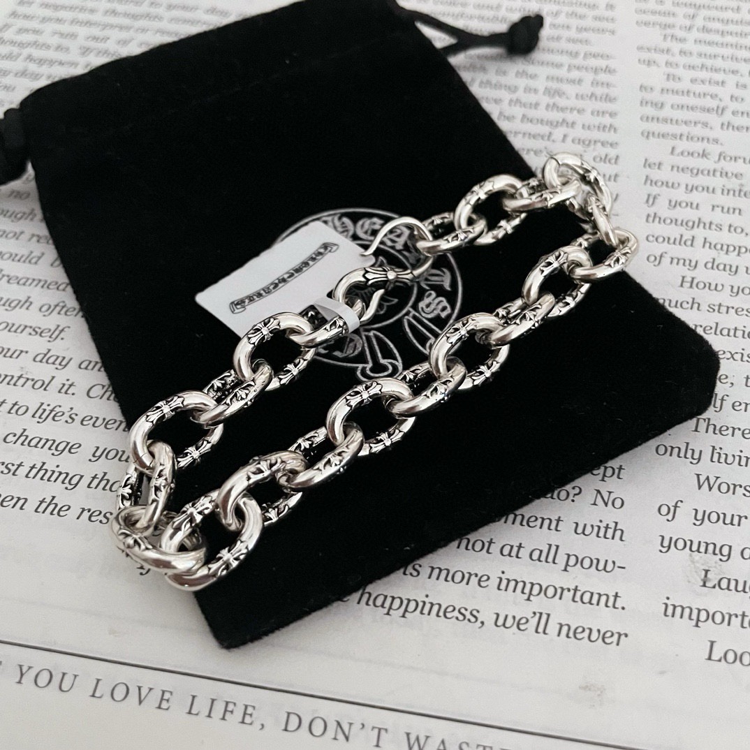 クロムハーツ (Chrome Hearts)クロム ハーツ フラワー ヴァイン アンティーク ブレスレット