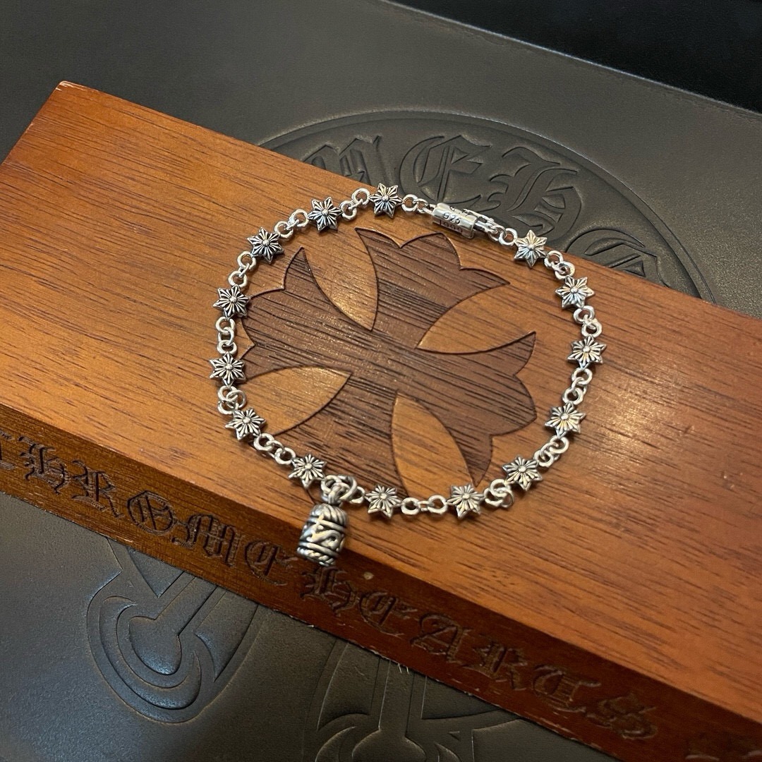 クロムハーツ (Chrome Hearts)クロム ハーツ ヘキサグラム アンティーク ブレスレット