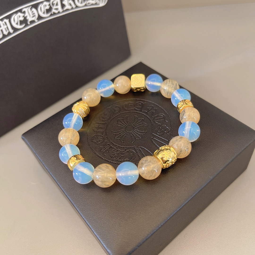 クロムハーツ (Chrome Hearts)クロム ハーツ スカル アンティーク ブレスレット