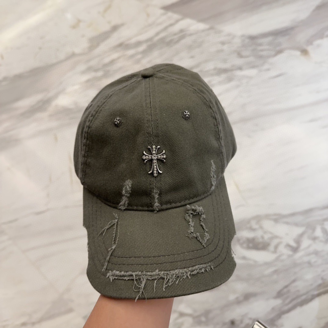 クロムハーツ「Chrome Hearts」ヴィンテージ ディストレス キャップ