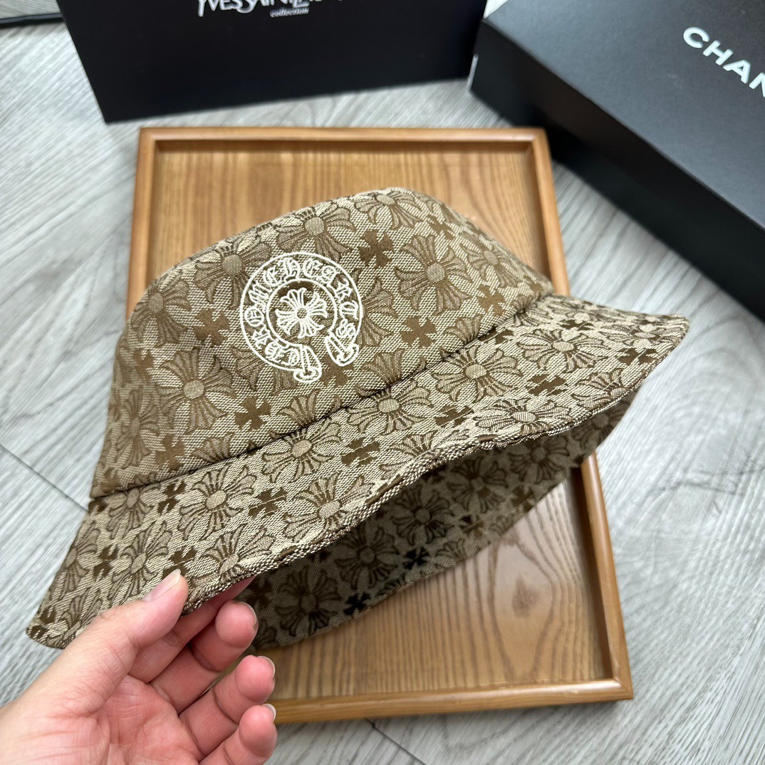 クロムハーツ「Chrome Hearts」ダブルエンブロイダリー バケットハット