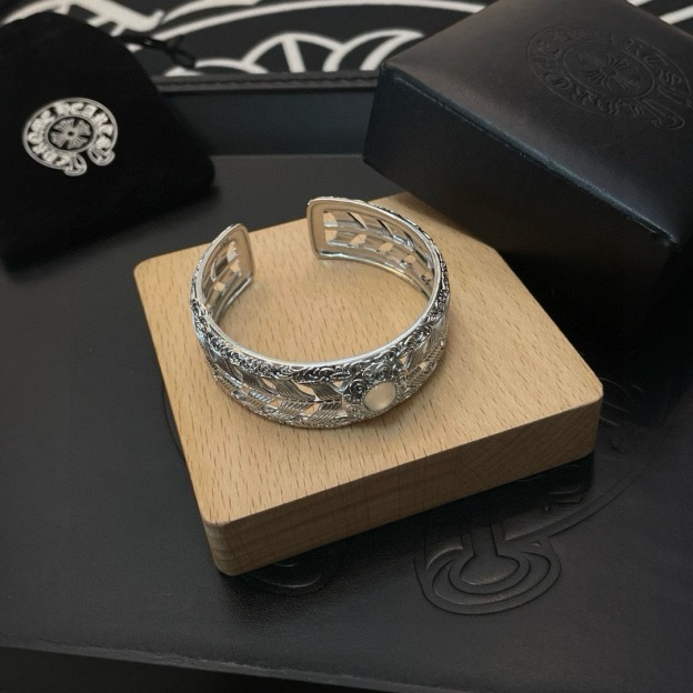 クロムハーツ「Chrome Hearts」Tropical Gothic Wide Cuff Bracelet