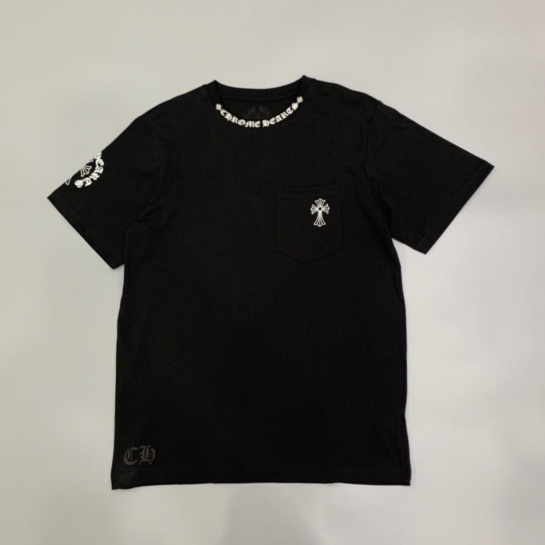 クロムハーツ「Chrome Hearts」プレミアム クルーネックTシャツ