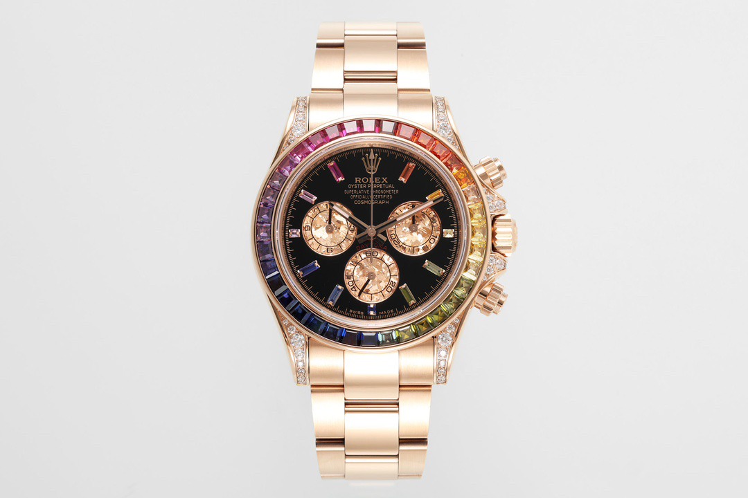 ロレックス「Rolex」コスモグラフ デイトナ レインボー メカニカル ウォッチ 40MM