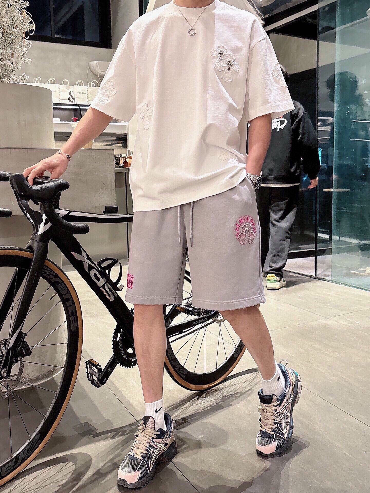 クロムハーツ「Chrome Hearts」3DパッチワークTシャツコレクション ユニセックスTシャツ