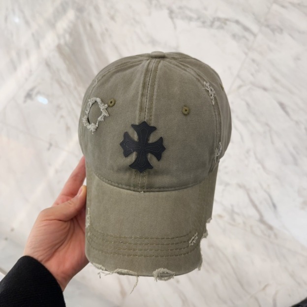 クロムハーツ「Chrome Hearts」ヴィンテージ ディストレス キャップ