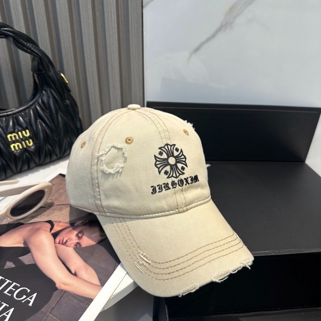 クロムハーツ「Chrome Hearts」クロスエンブレム スナップバック キャップ