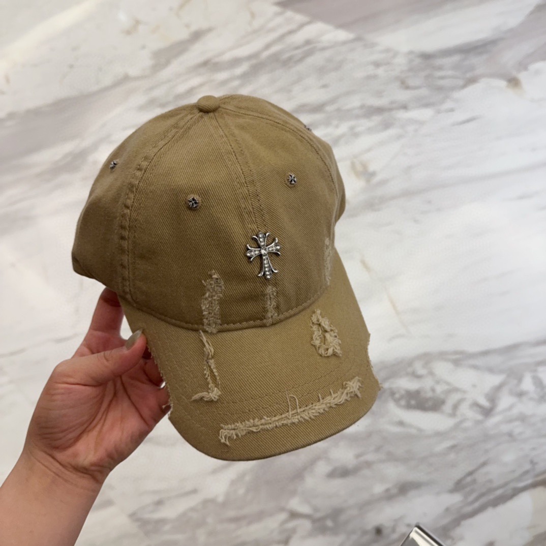 クロムハーツ「Chrome Hearts」ヴィンテージ ディストレス キャップ