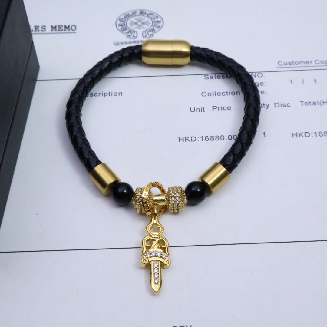 クロムハーツ「Chrome Hearts」Rebel Core Cuff Bracelet