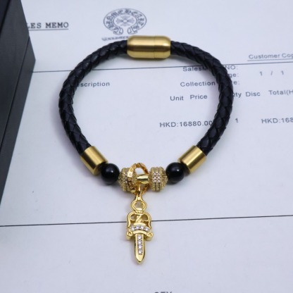 クロムハーツ「Chrome Hearts」Rebel Core Cuff Bracelet