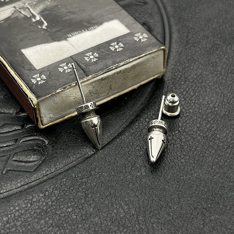 クロムハーツ「Chrome Hearts」バレットスタッドピアス S925 ピアス