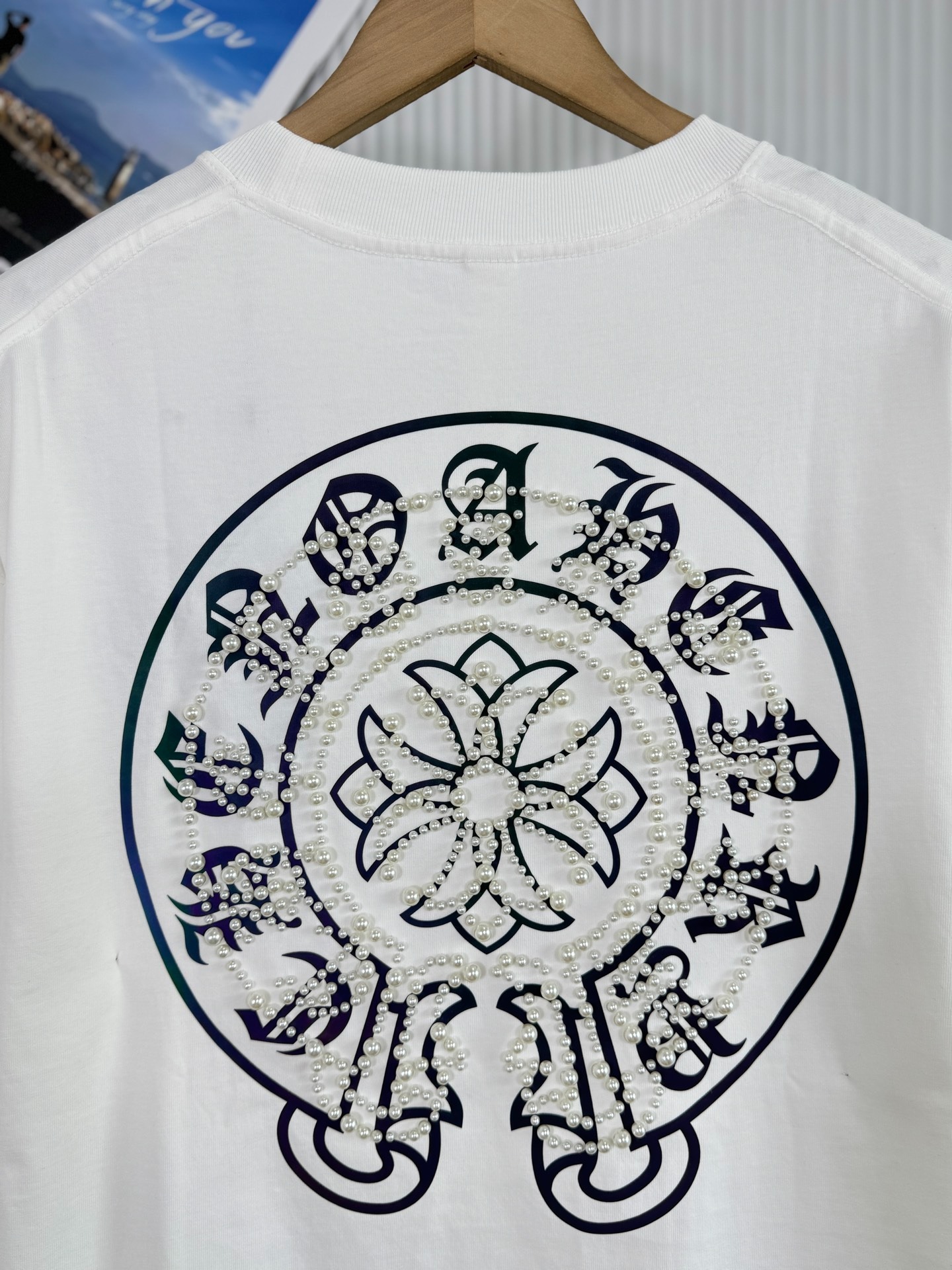 クロムハーツ「Chrome Hearts」 2025SS クロスパッチワークTシャツ 26/2 320g