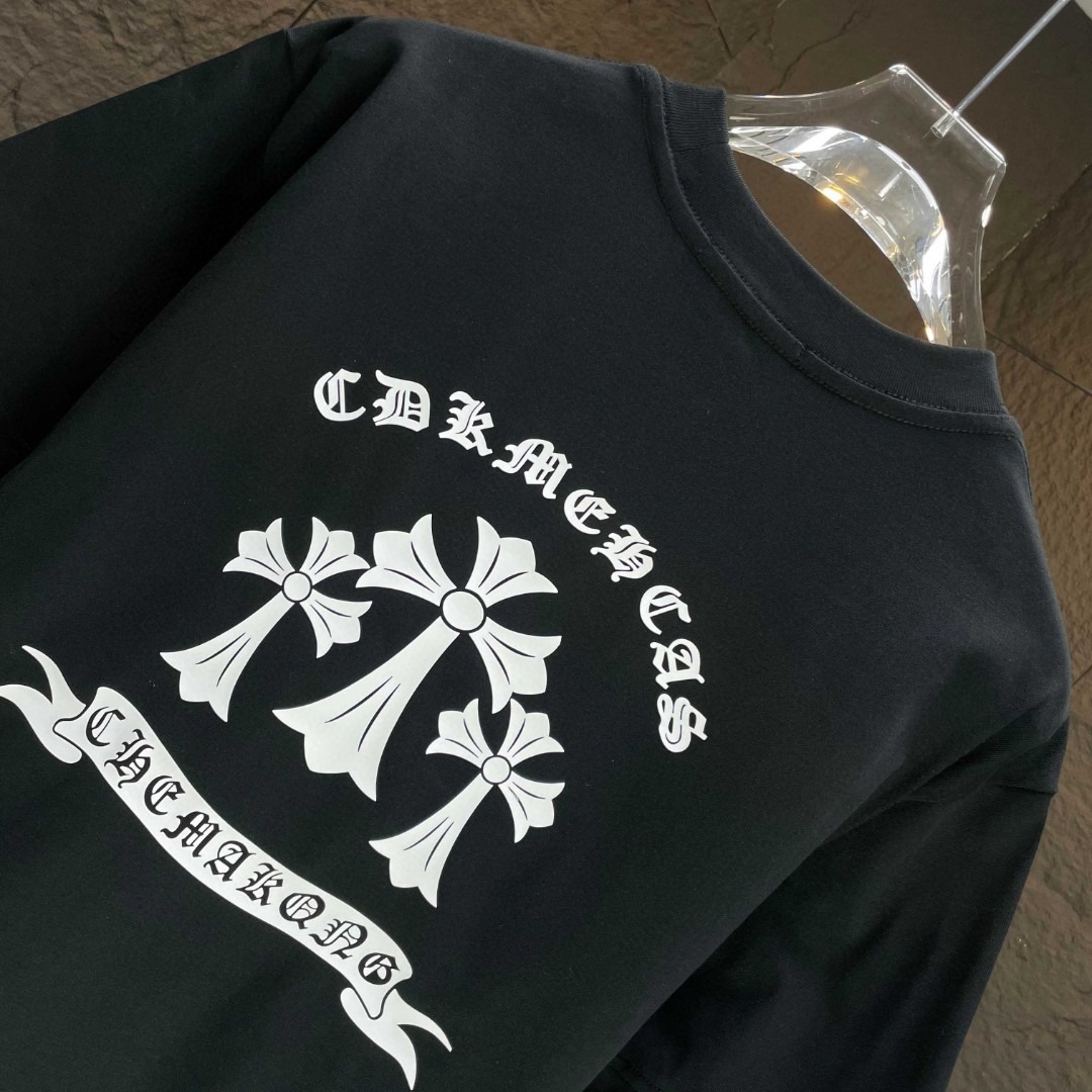 クロムハーツ「Chrome Hearts」シリコンロゴTシャツ