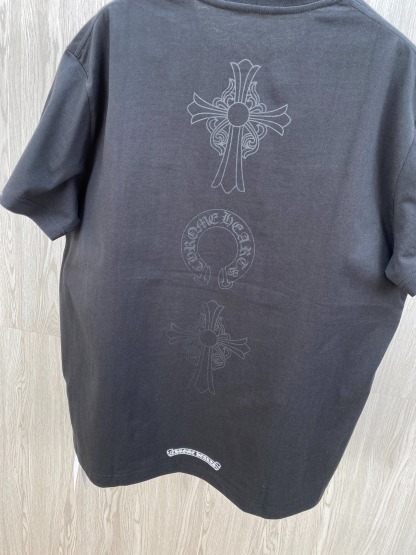 クロムハーツ「Chrome Hearts」シャドウクロス プリントTシャツ