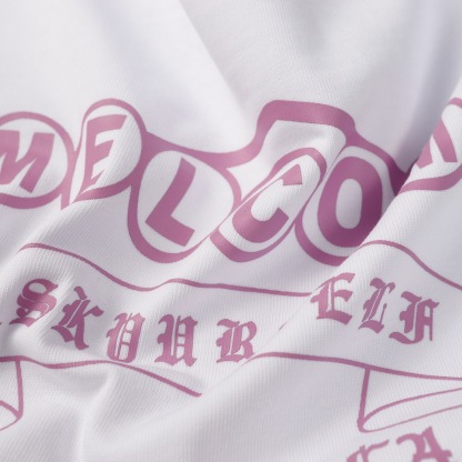 クロムハーツ「Chrome Hearts」サンスクリットバックプリントTシャツ