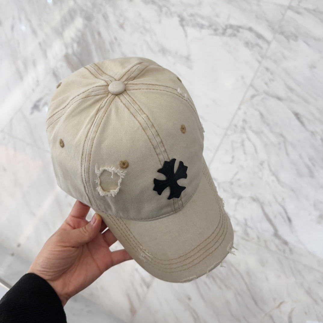 クロムハーツ「Chrome Hearts」ディストレスド キャップ