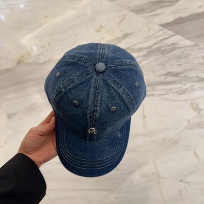 クロムハーツ「Chrome Hearts」ディストレスド スナップバック キャップ