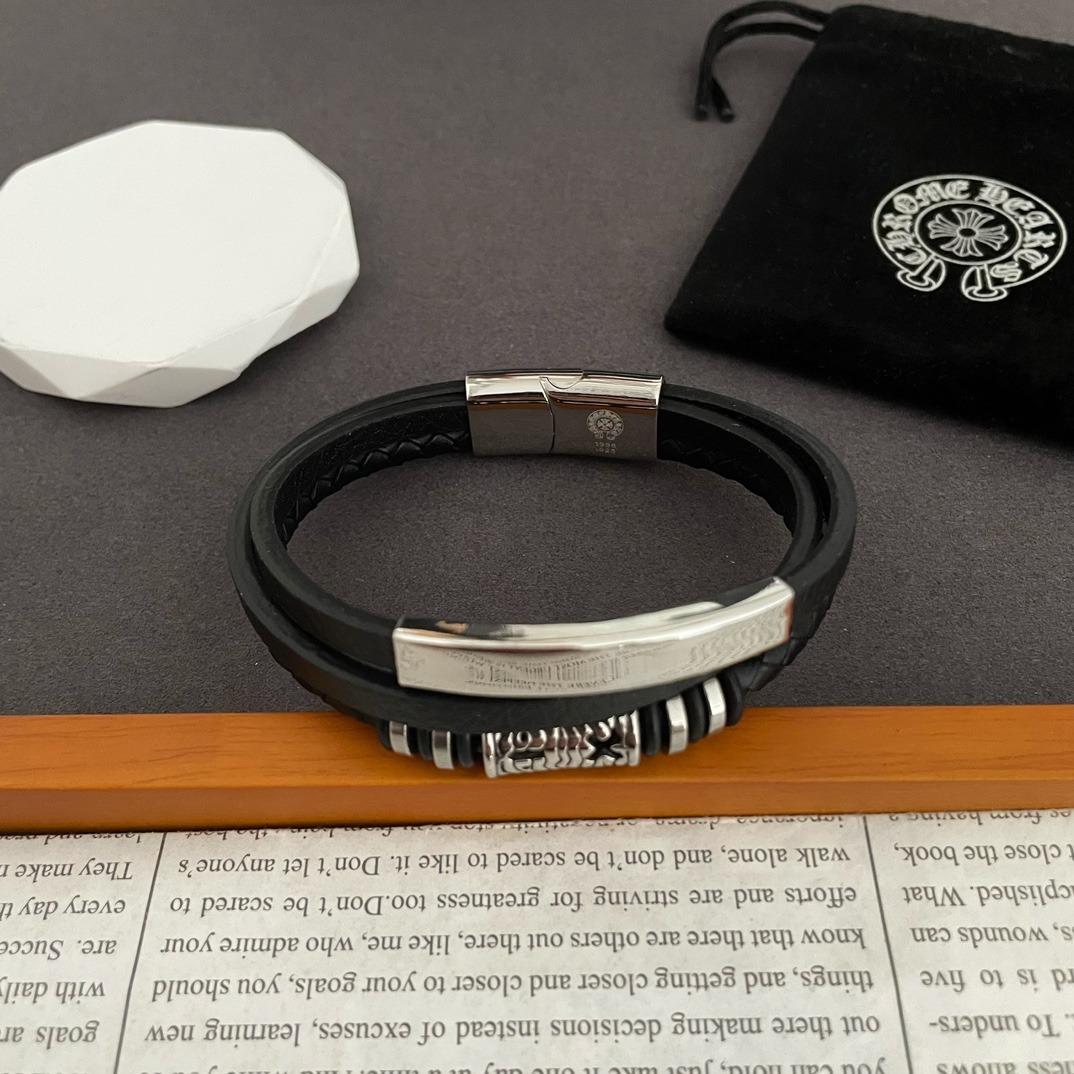 クロムハーツ「Chrome Hearts」ビンテージダブルリング ブレスレット