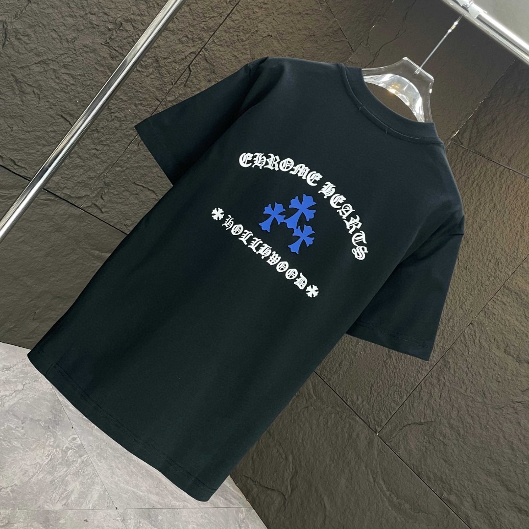 クロムハーツ「Chrome Hearts」クロスチャーム 3DプリントTシャツ