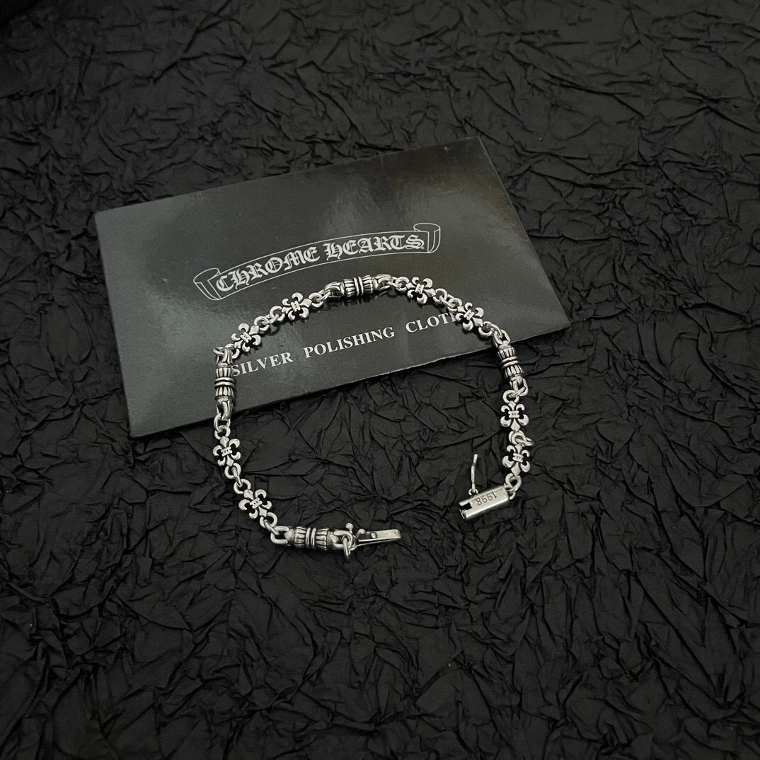 クロムハーツ (Chrome Hearts)クロム ハーツ ヘキサグラム アンティーク ブレスレット