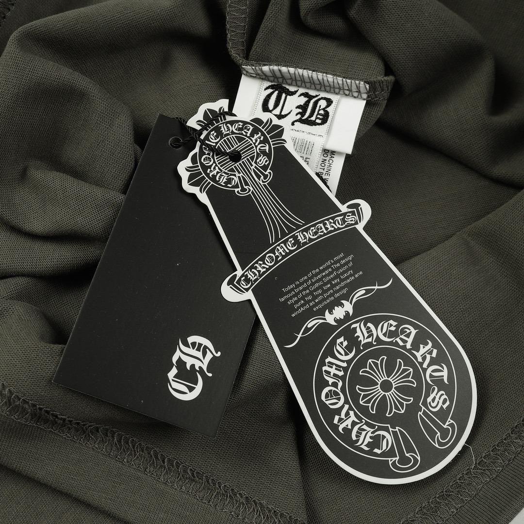 クロムハーツ「Chrome Hearts」サンスクリットプリント オーバーサイズTシャツ + 半袖カットソー