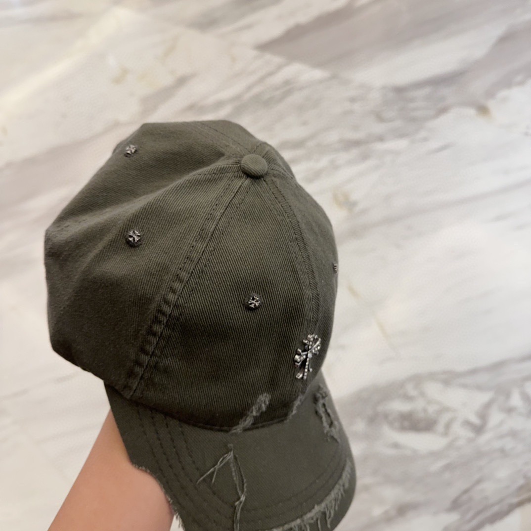 クロムハーツ「Chrome Hearts」ヴィンテージ ディストレス キャップ