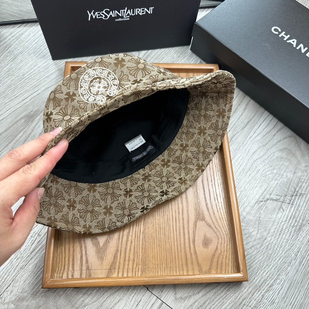 クロムハーツ「Chrome Hearts」ダブルエンブロイダリー バケットハット