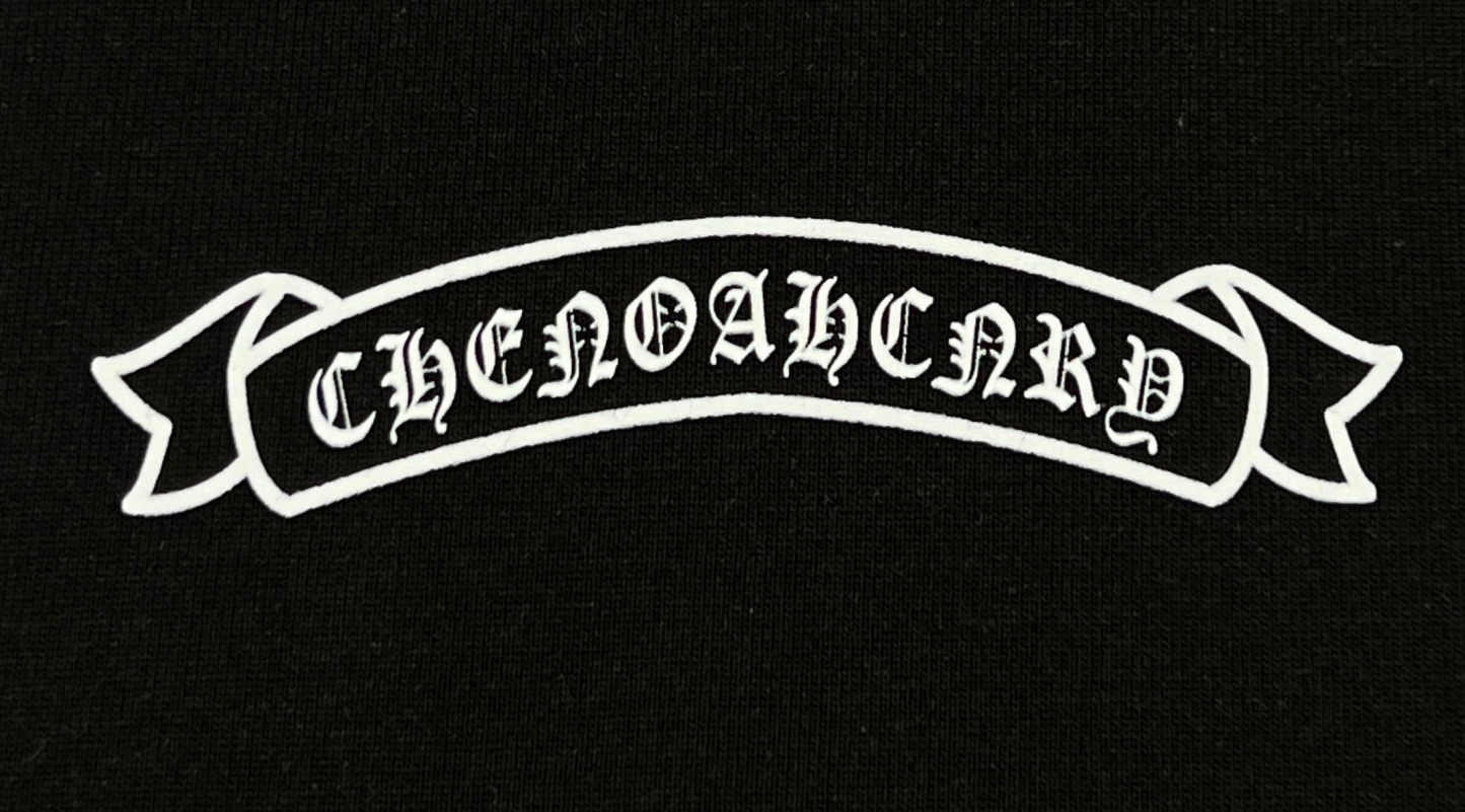 クロムハーツ「Chrome Hearts」シグネチャークロス プリントTシャツ