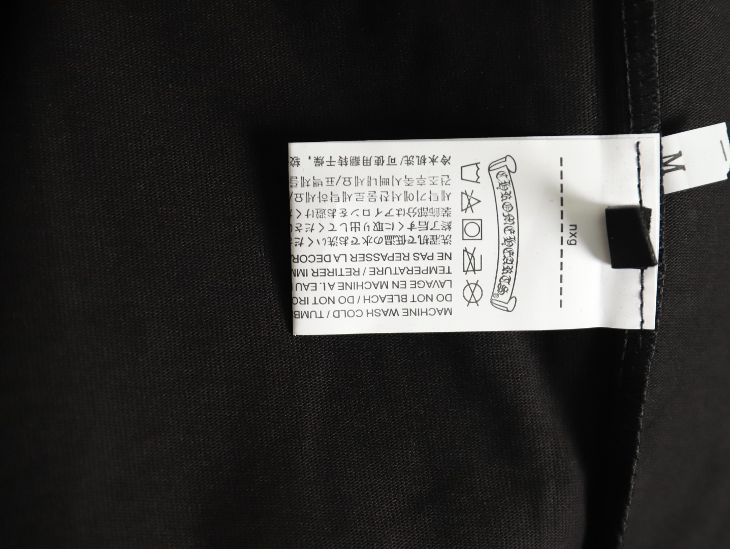 クロムハーツ「Chrome Hearts」ソードプリント オーバーサイズTシャツ