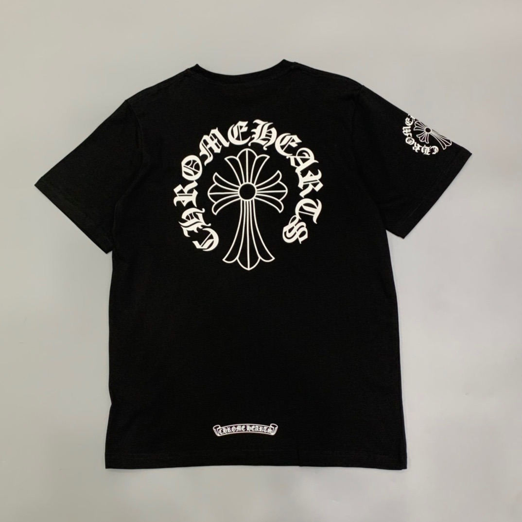 クロムハーツ「Chrome Hearts」プレミアム クルーネックTシャツ