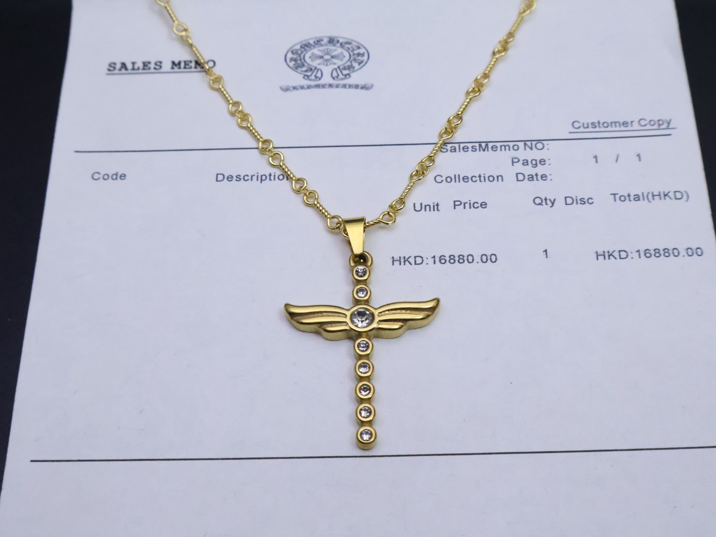 クロムハーツ「Chrome Hearts」アイコニッククロス ネックレス