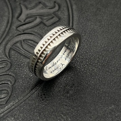 クロムハーツ (Chrome Hearts)クロム ハーツ トーテム ソーサー アンティーク リング サイズ5-11