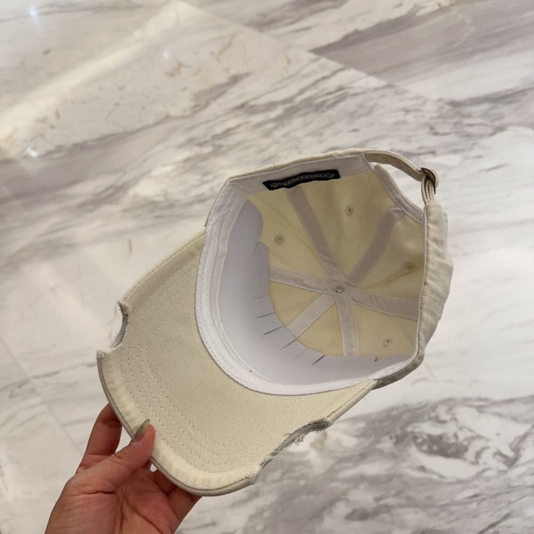 クロムハーツ「Chrome Hearts」ヴィンテージ ディストレス キャップ