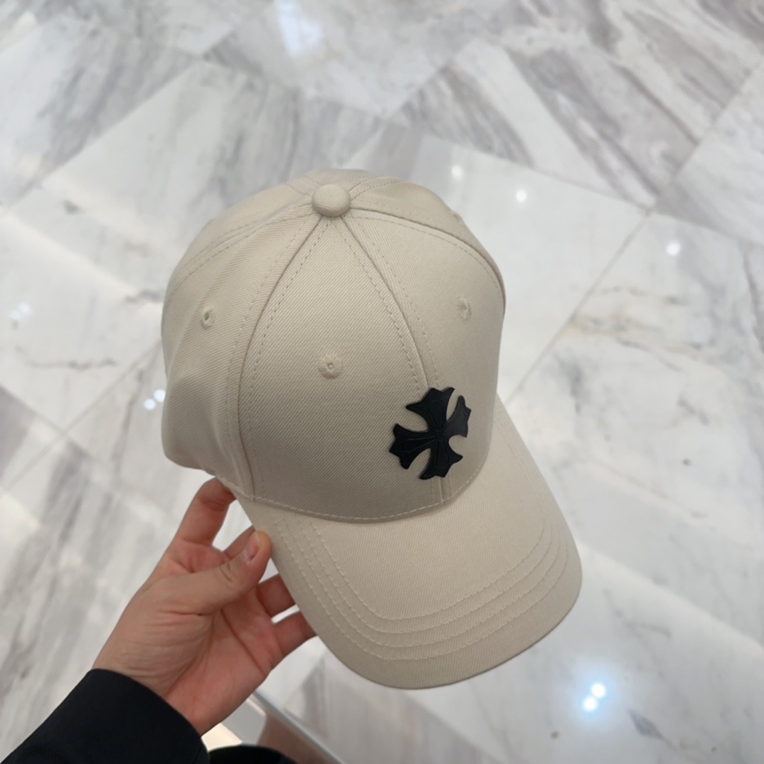 クロムハーツ「Chrome Hearts」ディストレスド スナップバック キャップ