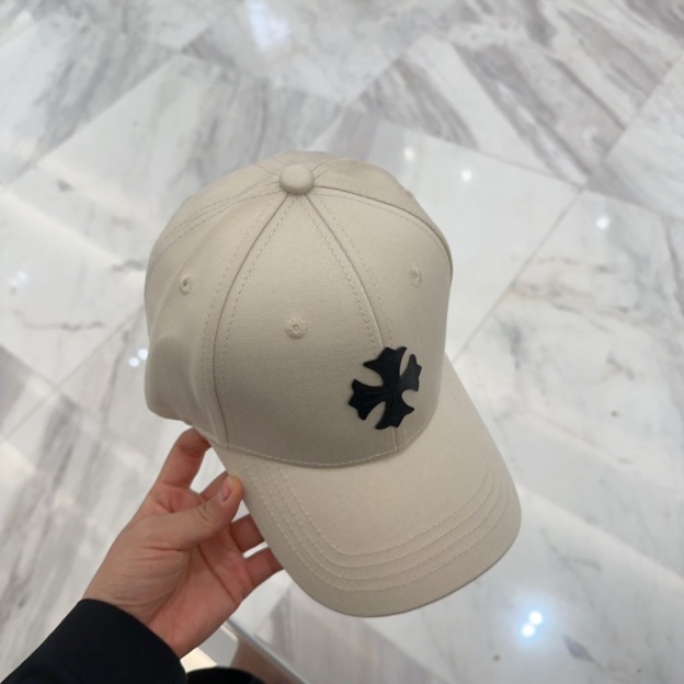 クロムハーツ「Chrome Hearts」ディストレスド スナップバック キャップ