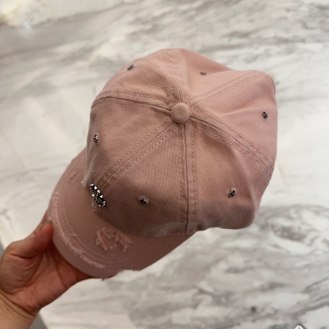 クロムハーツ「Chrome Hearts」ヴィンテージ ディストレス キャップ