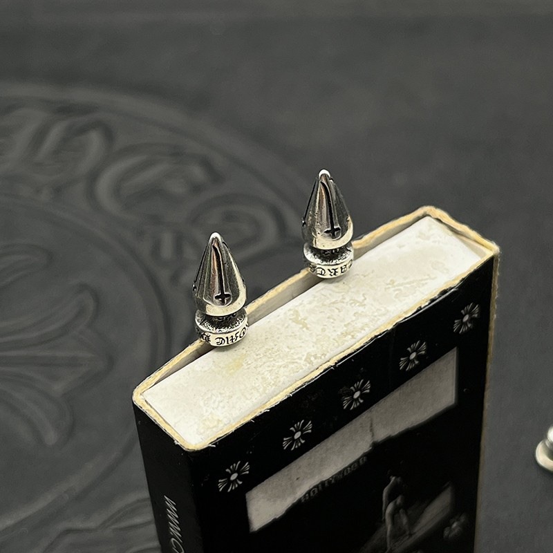 クロムハーツ「Chrome Hearts」バレットスタッドピアス S925 ピアス