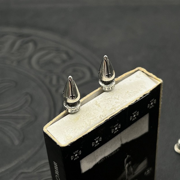クロムハーツ「Chrome Hearts」バレットスタッドピアス S925 ピアス